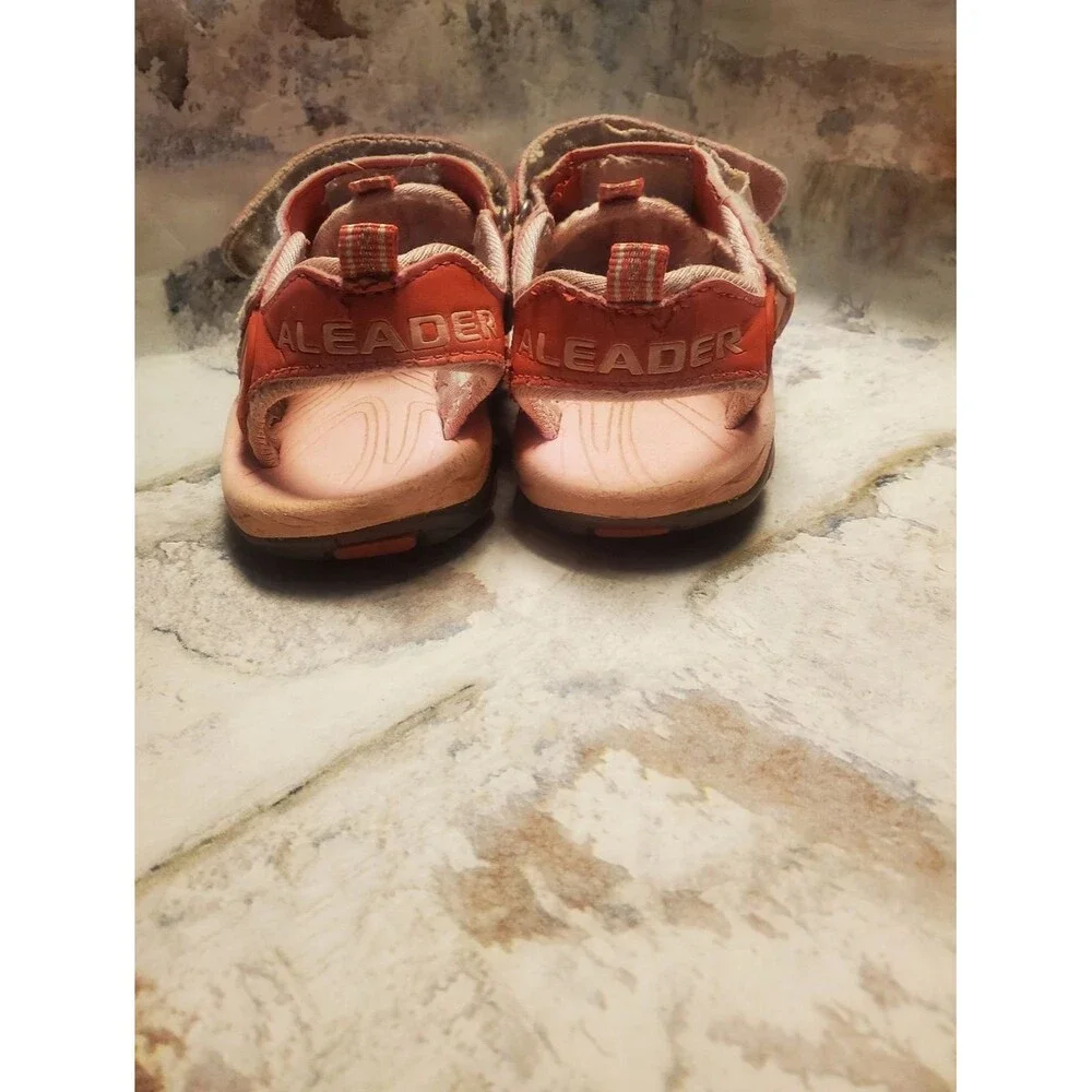 Aleader Toddler Girls  Sport Water Hiking Sandals US 9/ EU 26 Pink/Grey